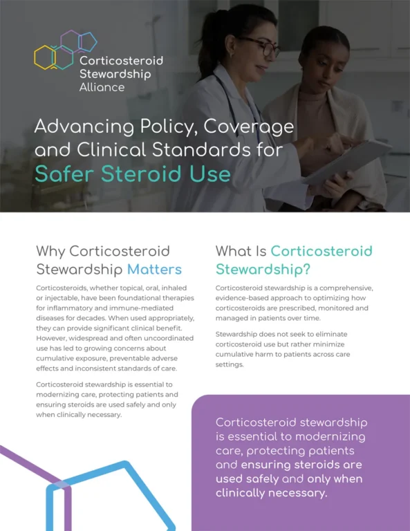 Advancing Policy, Coverage and Clinical Standards for Safer Steroid Use